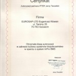 Certyfikat InPro BMS
