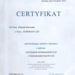 Certyfikat Urmet Miwi